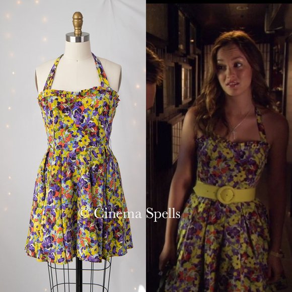 Alice + Olivia Dresses & Skirts - ASO Blair Waldorf on Gossip Girl Alice + Olivia Floral Halter Dress Size 6